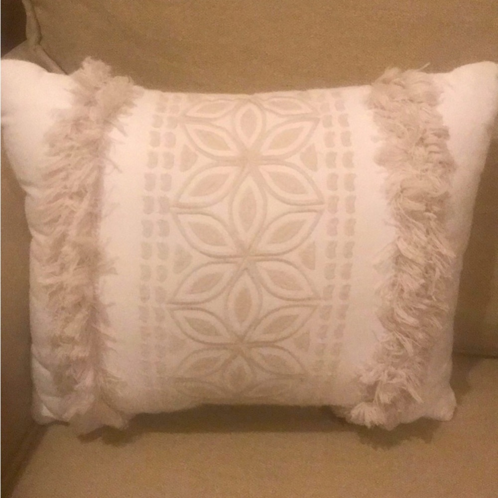 NWOT Madison Park Farmhouse/Boho Toss Pillow